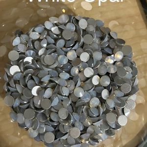 Ss20 White Opal Flatback Rhinestones